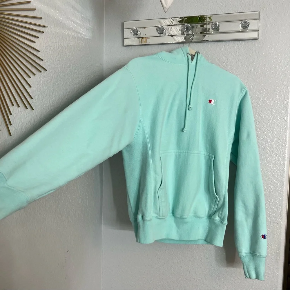 Baby Blue Turquoise Champion Hoodie